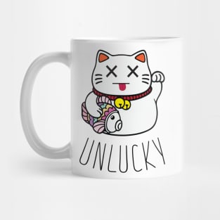 Unlucky Maneki Neko Mug